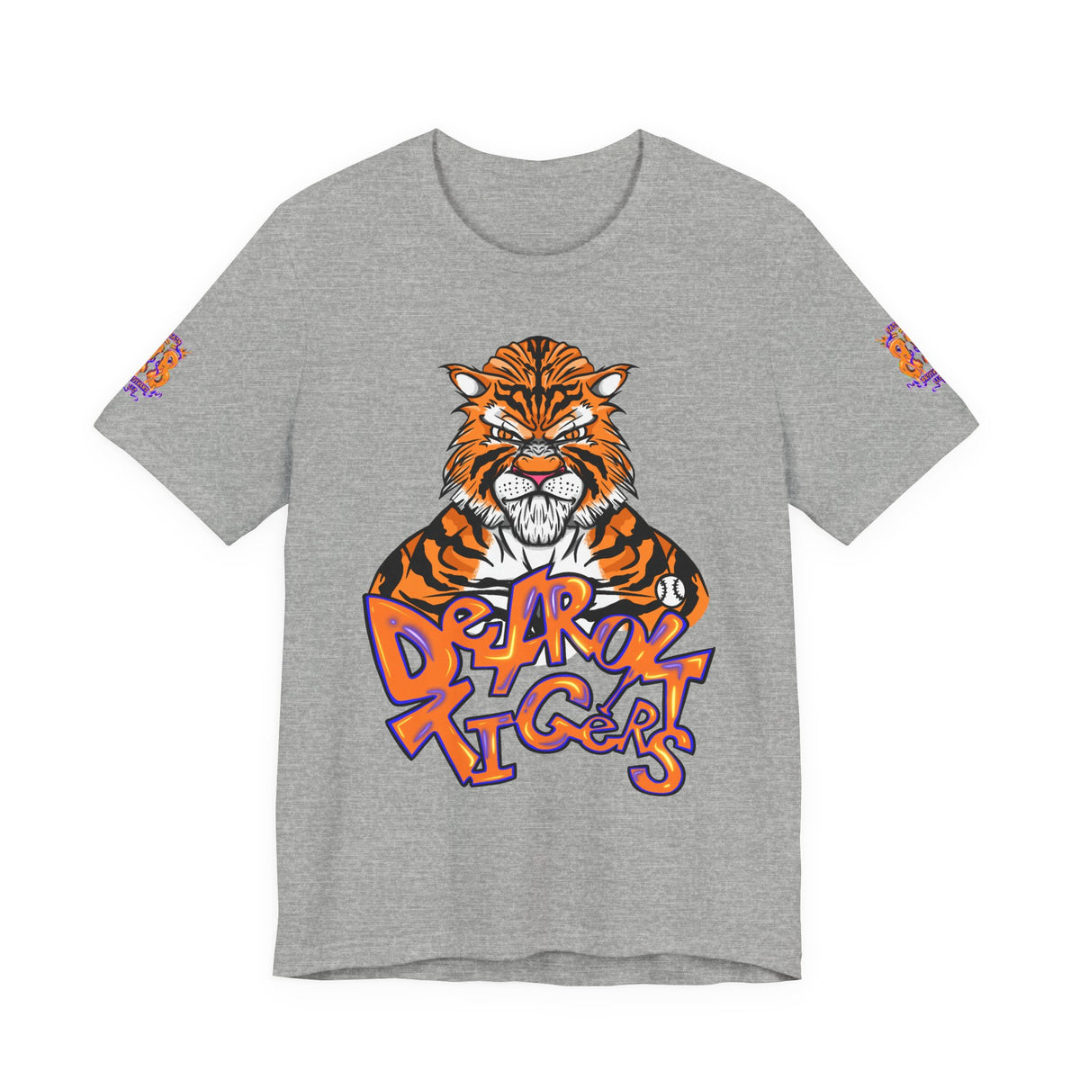 Detroit Tigers Retro Mascot Tee – Vintage Tiger Graphic Baseball Shirt