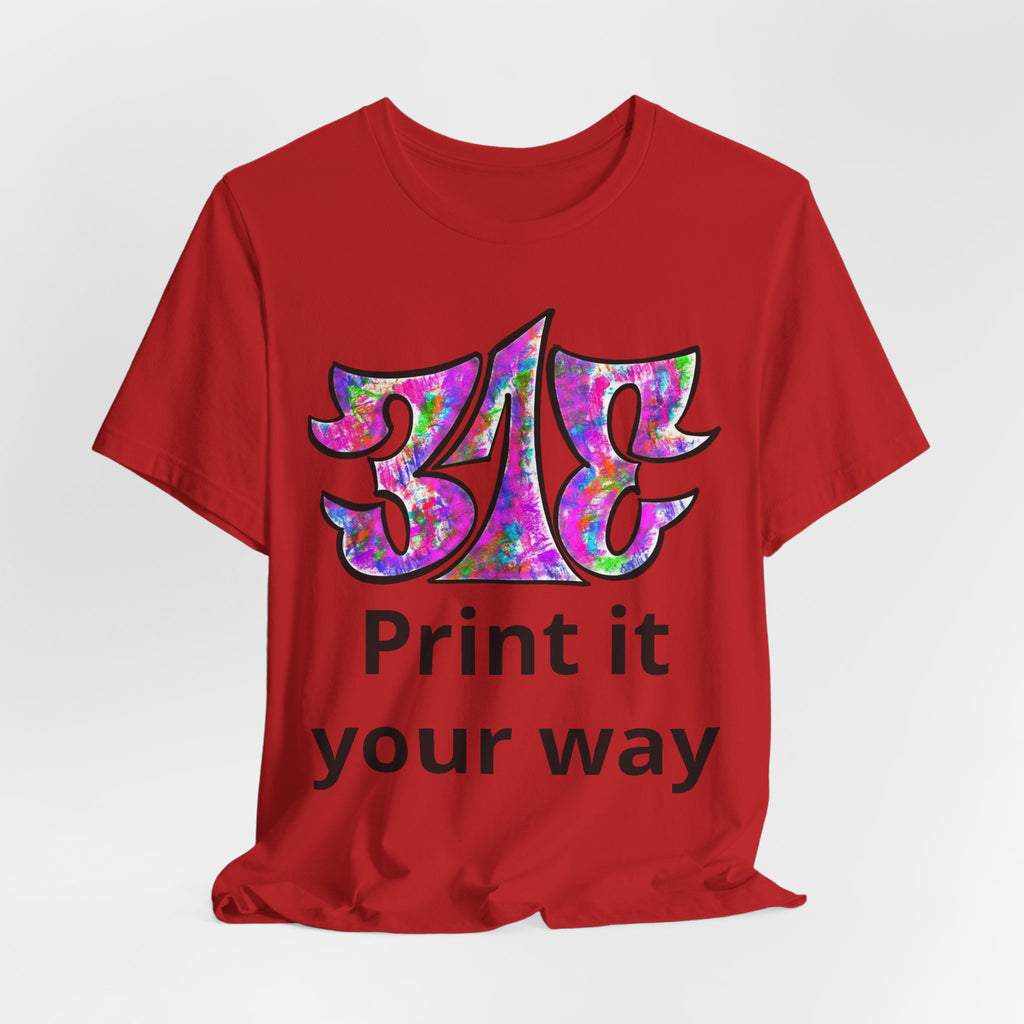 Big Colorful Psychedelic Graphic T-Shirt