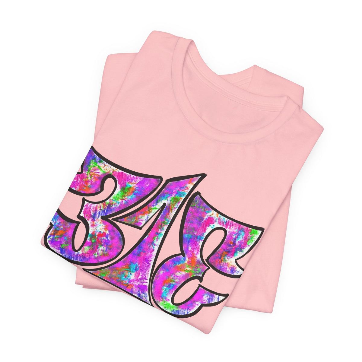 Big Colorful Psychedelic Graphic T-Shirt