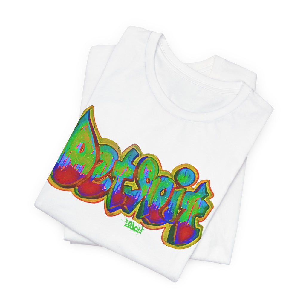 Detroit Graffiti Tee — Colorful Urban Street Art T-Shirt