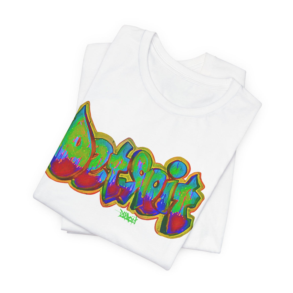 Detroit Graffiti Tee — Colorful Urban Street Art T-Shirt