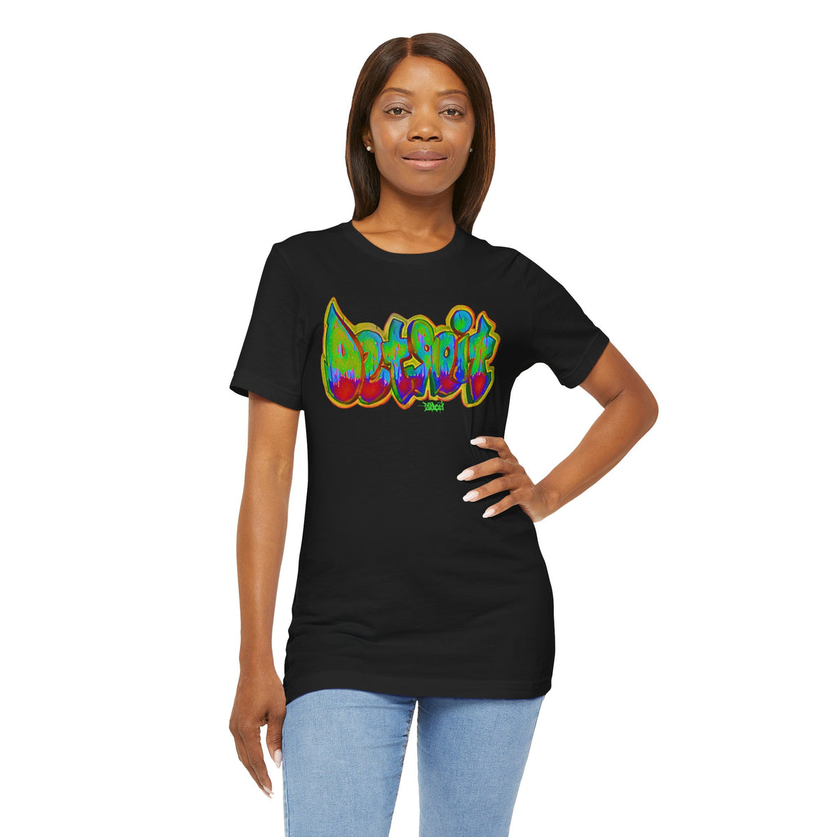 Detroit Graffiti Tee — Colorful Urban Street Art T-Shirt