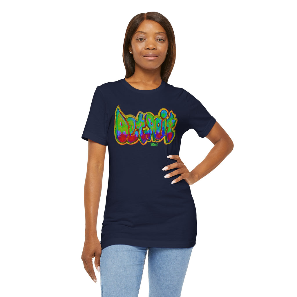 Detroit Graffiti Tee — Colorful Urban Street Art T-Shirt