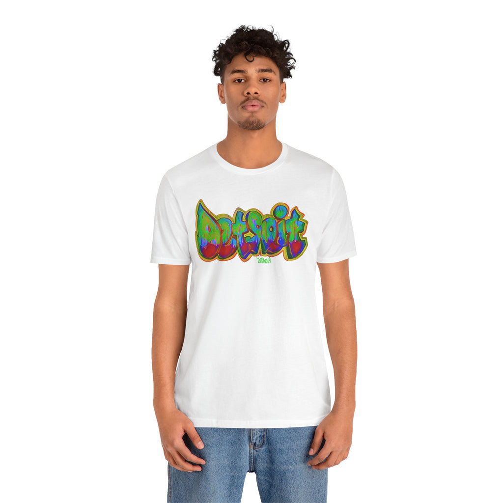 Detroit Graffiti Tee — Colorful Urban Street Art T-Shirt