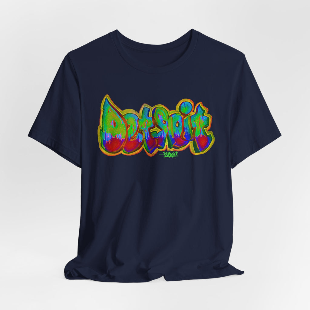 Detroit Graffiti Tee — Colorful Urban Street Art T-Shirt