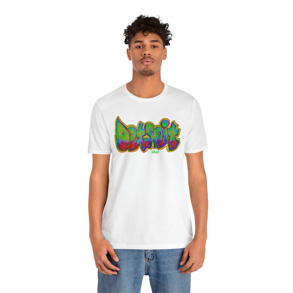 Detroit Graffiti Tee — Colorful Urban Street Art T-Shirt