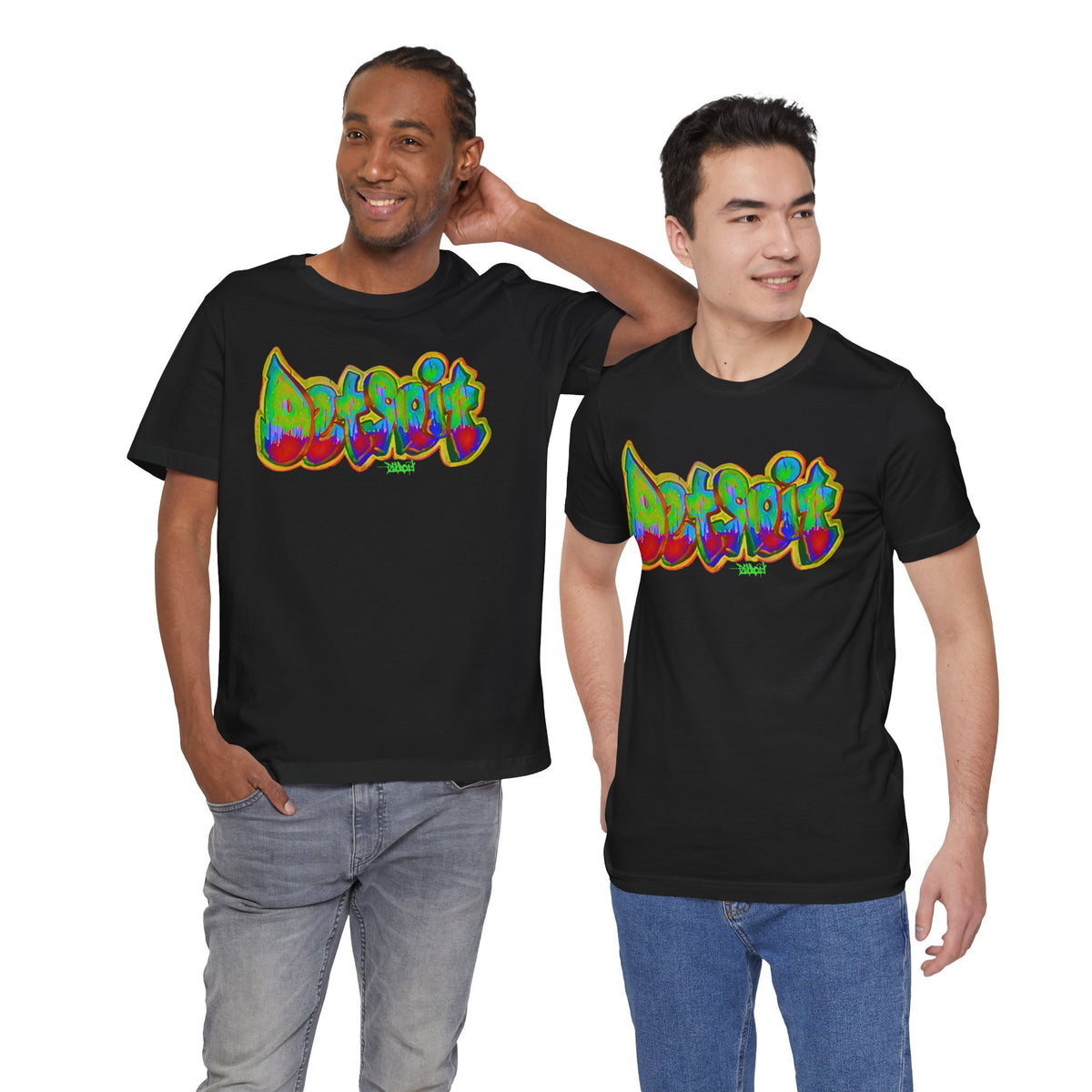 Detroit Graffiti Tee — Colorful Urban Street Art T-Shirt
