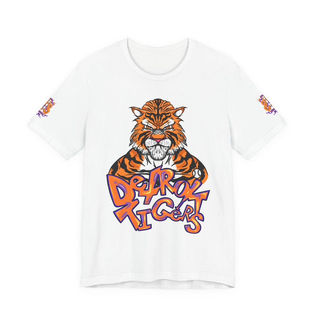 Detroit Tigers Retro Mascot Tee – Vintage Tiger Graphic Baseball Shirt