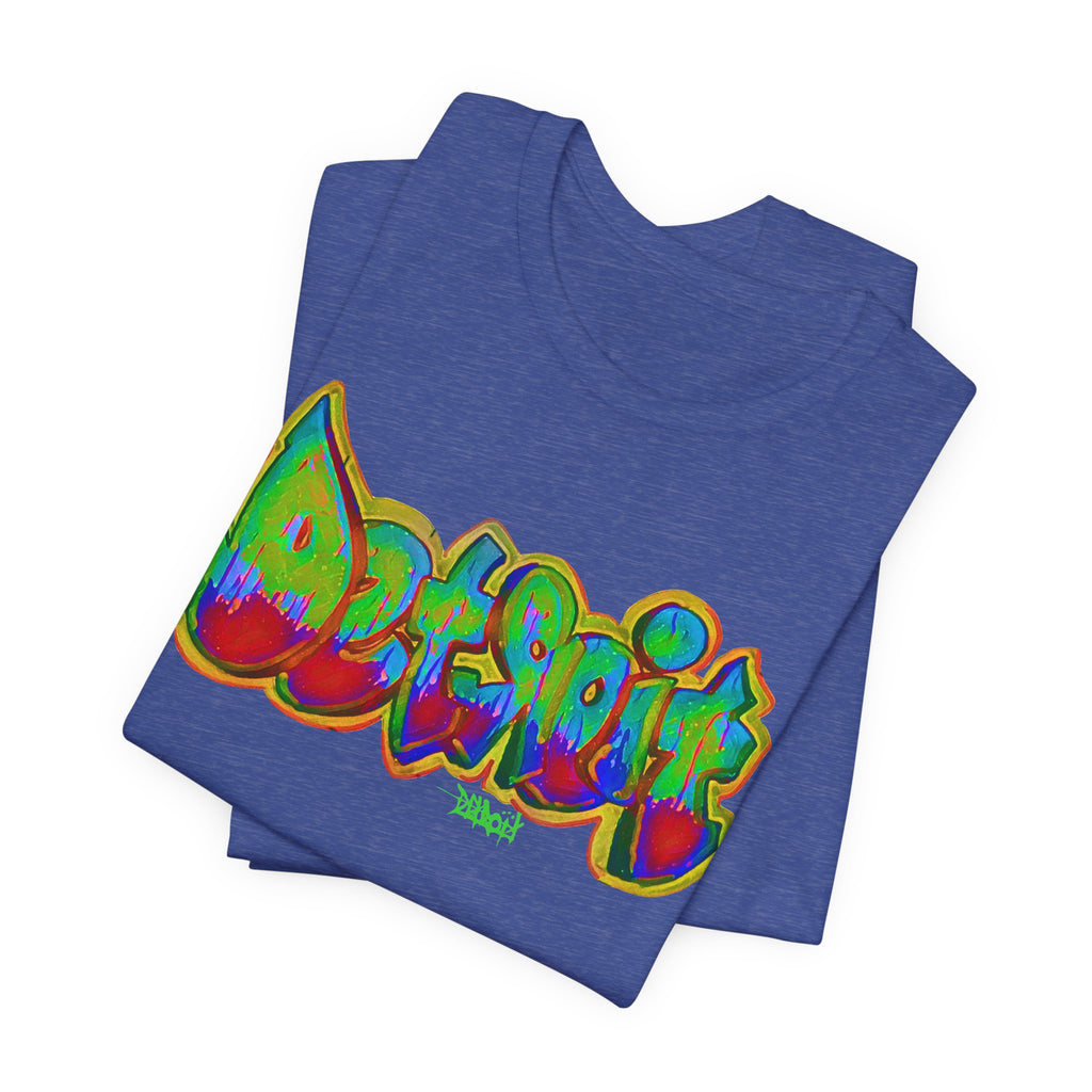Detroit Graffiti Tee — Colorful Urban Street Art T-Shirt