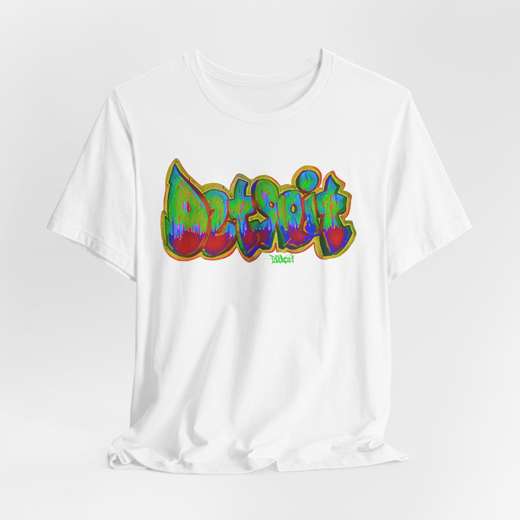 Detroit Graffiti Tee — Colorful Urban Street Art T-Shirt