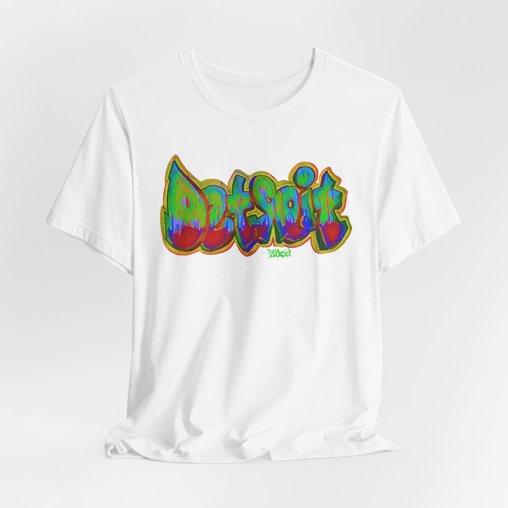 Detroit Graffiti Tee — Colorful Urban Street Art T-Shirt