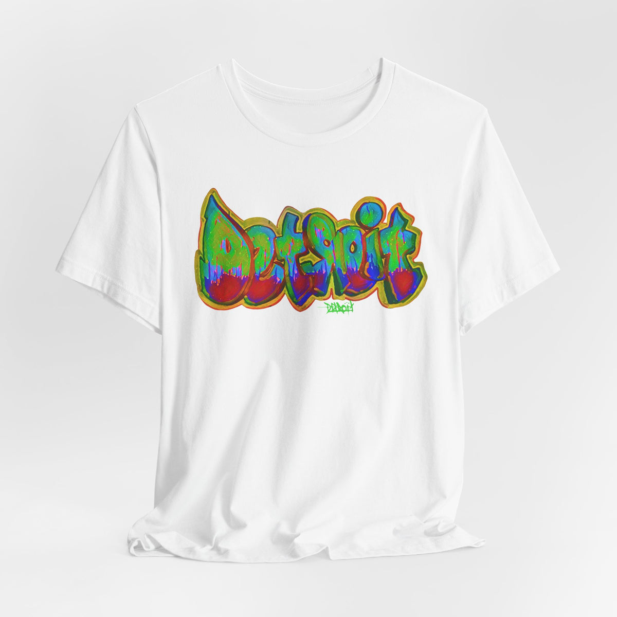Detroit Graffiti Tee — Colorful Urban Street Art T-Shirt