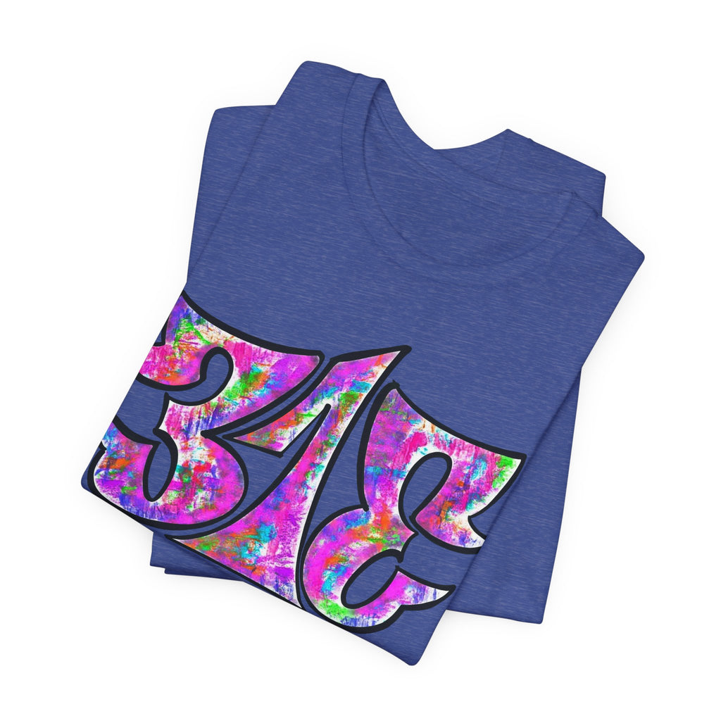 Big Colorful Psychedelic Graphic T-Shirt
