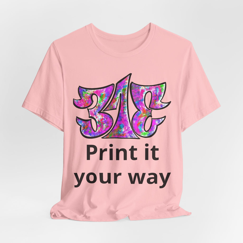Big Colorful Psychedelic Graphic T-Shirt