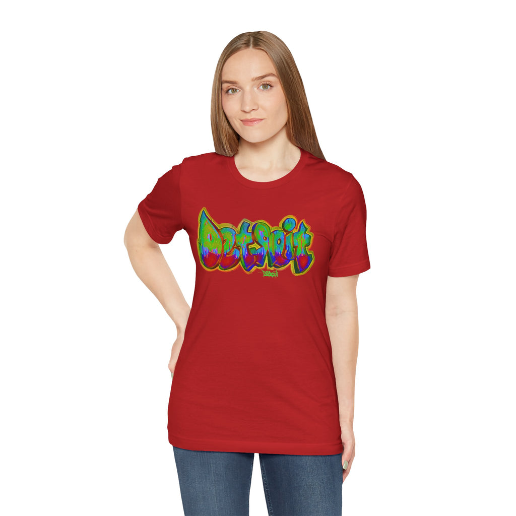 Detroit Graffiti Tee — Colorful Urban Street Art T-Shirt