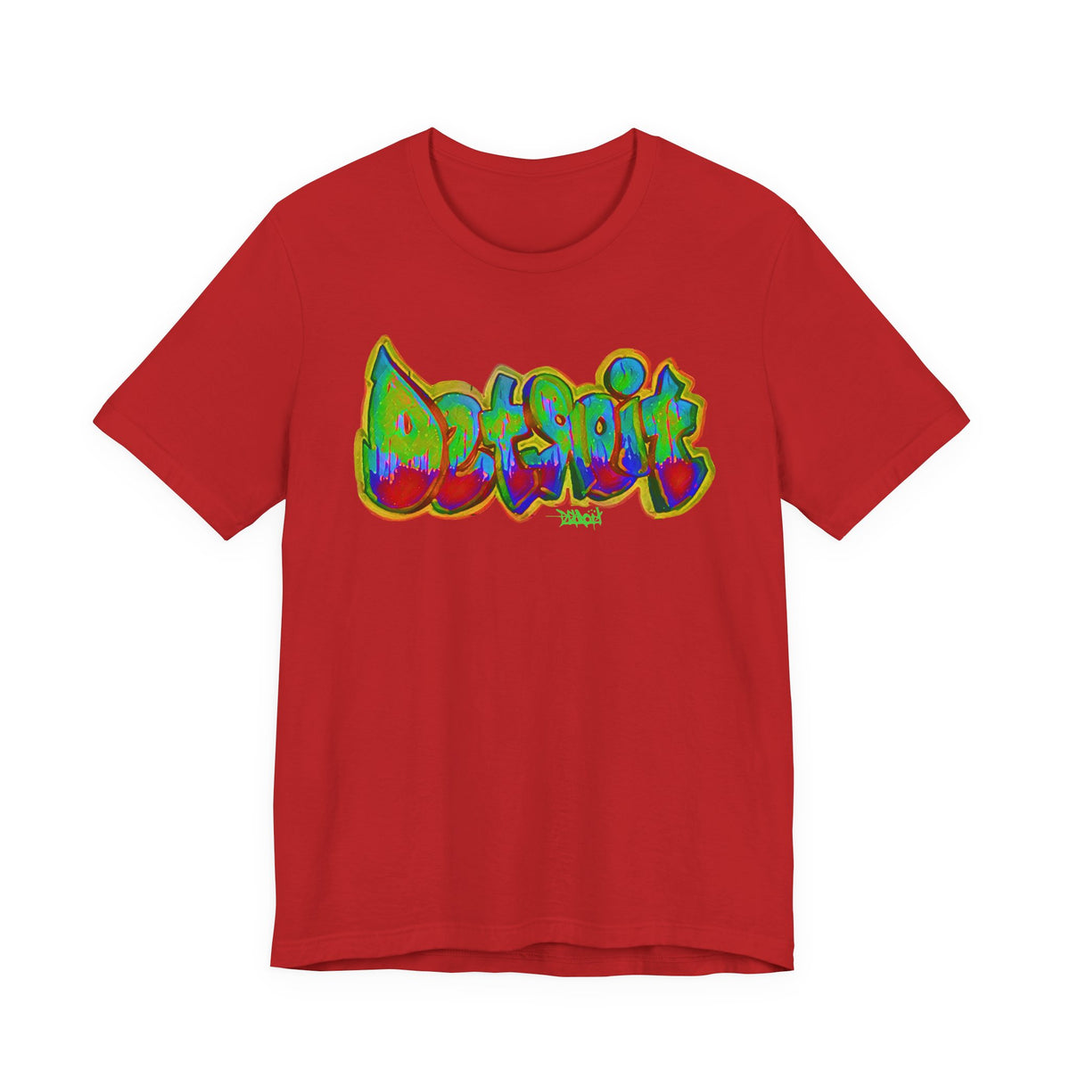 Detroit Graffiti Tee — Colorful Urban Street Art T-Shirt
