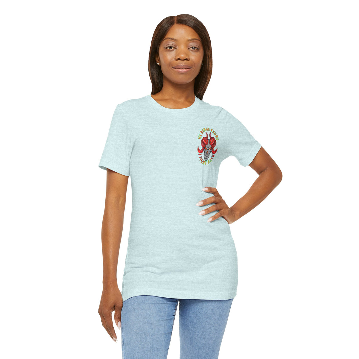 My Demon Knows I Fight Back Graphic Tee