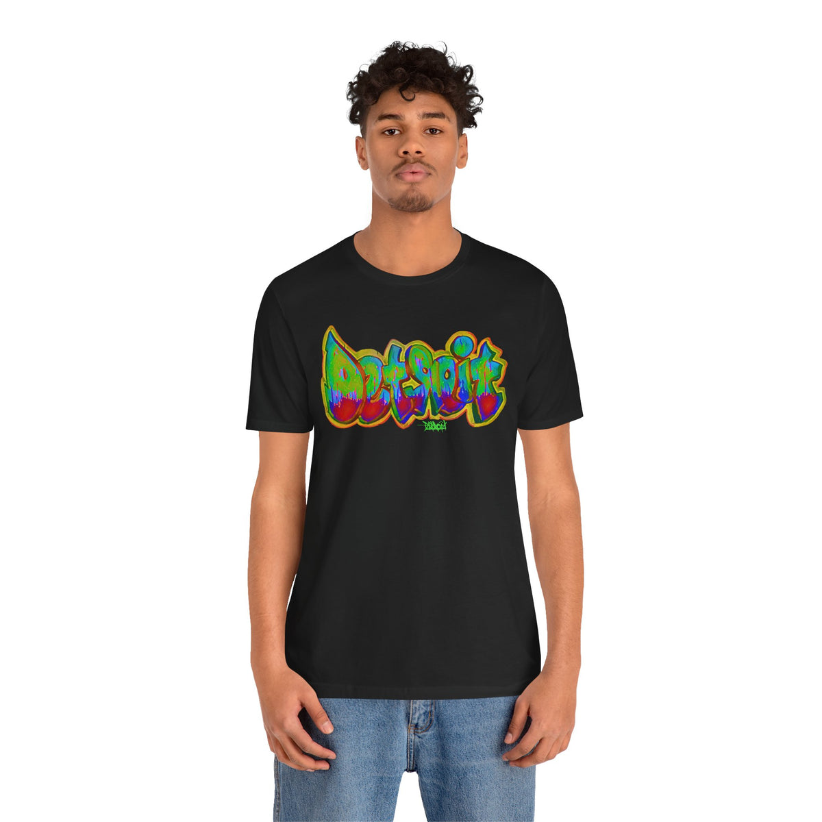 Detroit Graffiti Tee — Colorful Urban Street Art T-Shirt