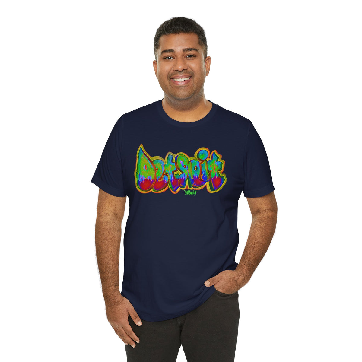 Detroit Graffiti Tee — Colorful Urban Street Art T-Shirt