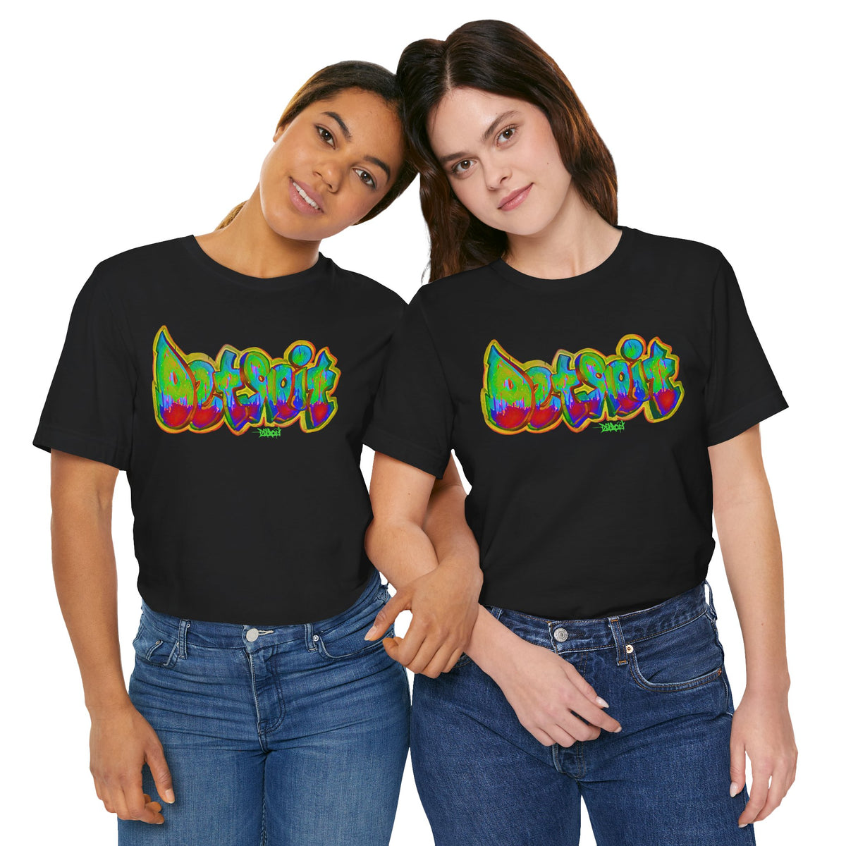 Detroit Graffiti Tee — Colorful Urban Street Art T-Shirt