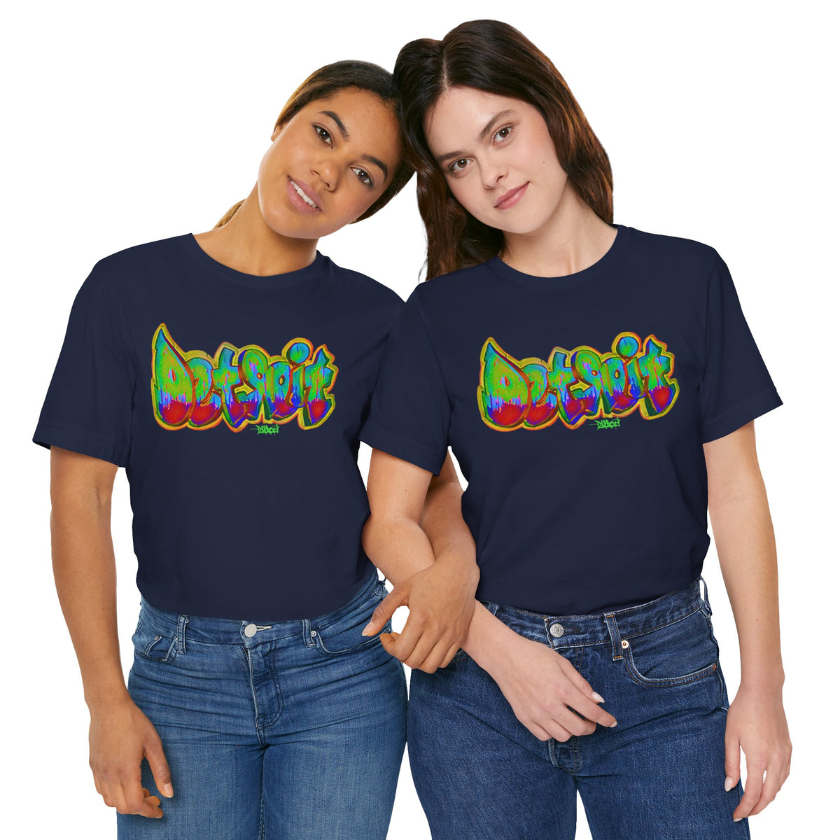 Detroit Graffiti Tee — Colorful Urban Street Art T-Shirt