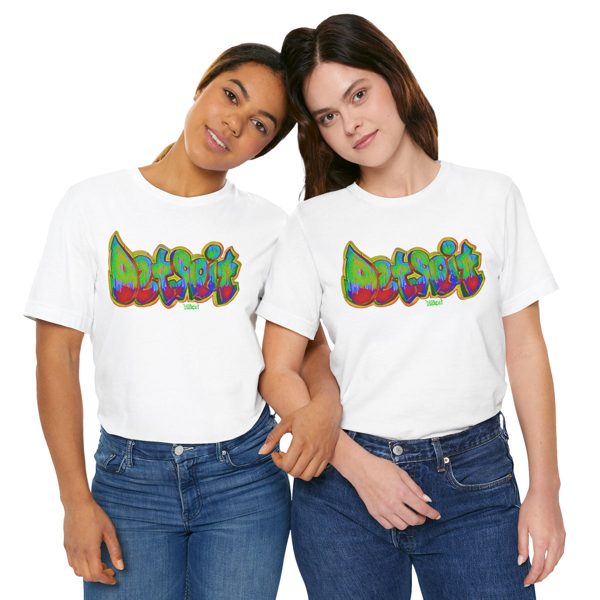 Detroit Graffiti Tee — Colorful Urban Street Art T-Shirt