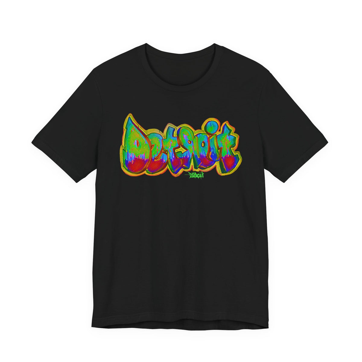 Detroit Graffiti Tee — Colorful Urban Street Art T-Shirt