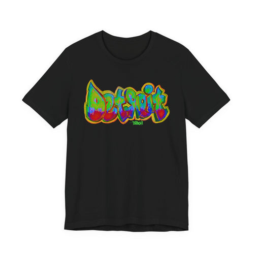 Detroit Graffiti Tee — Colorful Urban Street Art T-Shirt