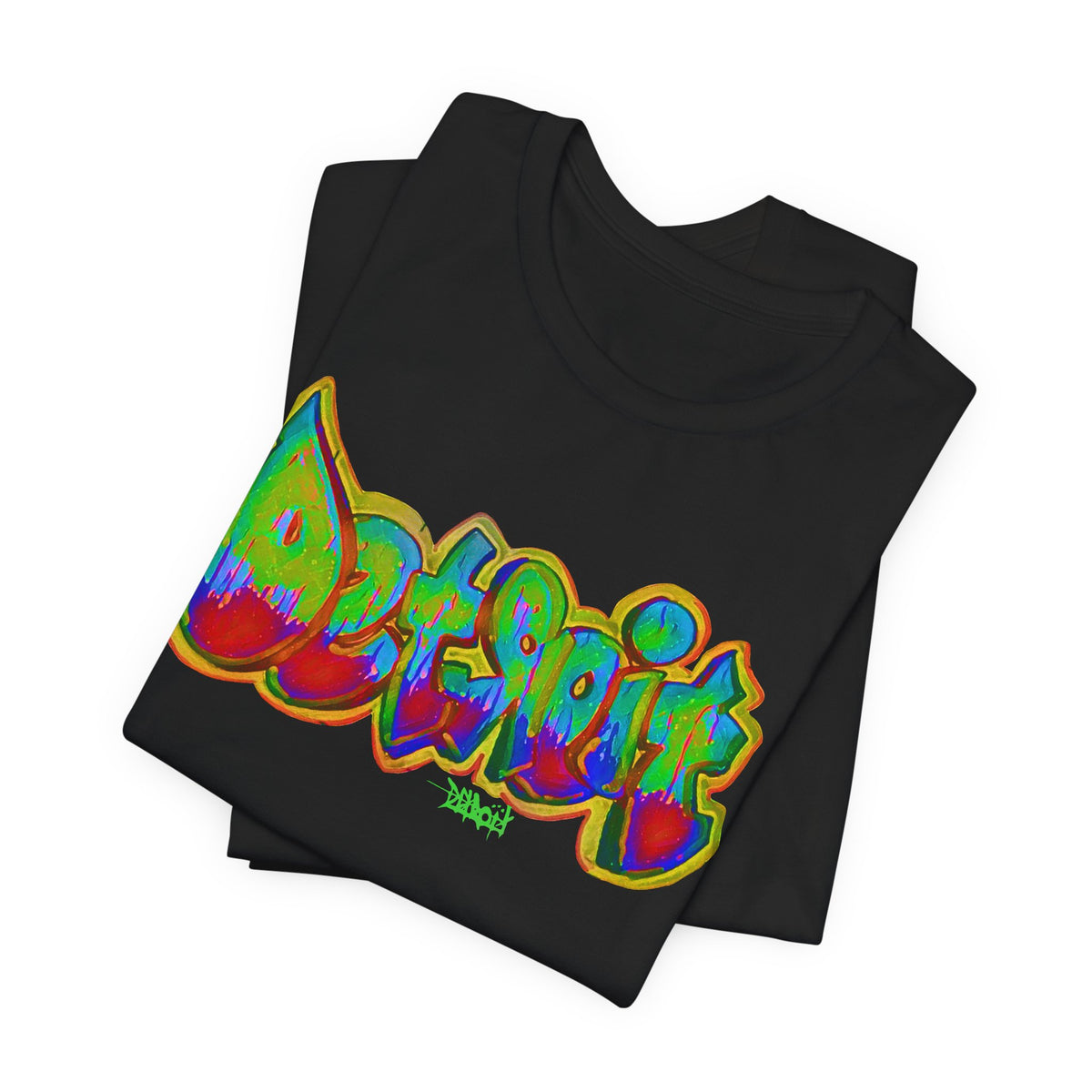 Detroit Graffiti Tee — Colorful Urban Street Art T-Shirt