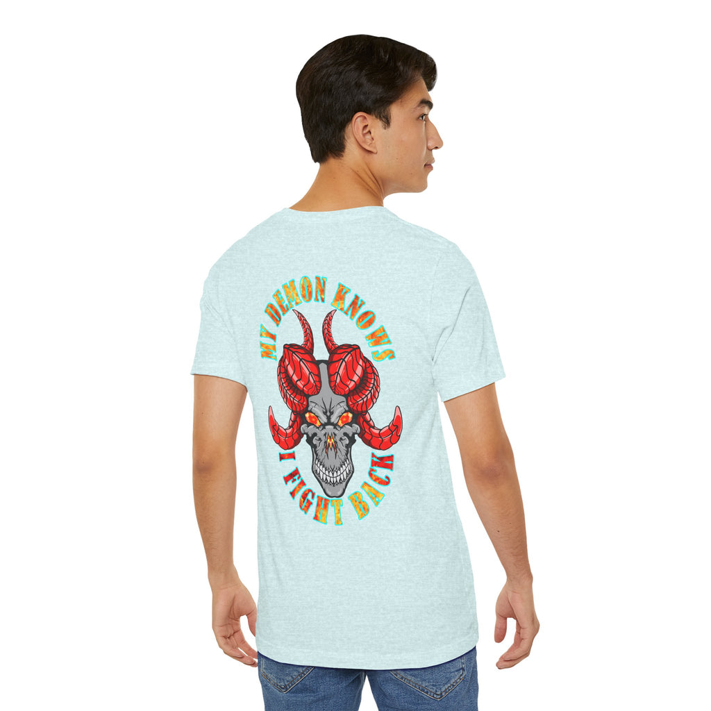 My Demon Knows I Fight Back Graphic Tee