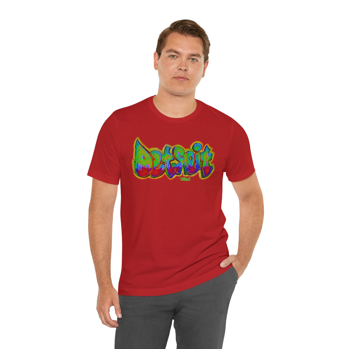 Detroit Graffiti Tee — Colorful Urban Street Art T-Shirt
