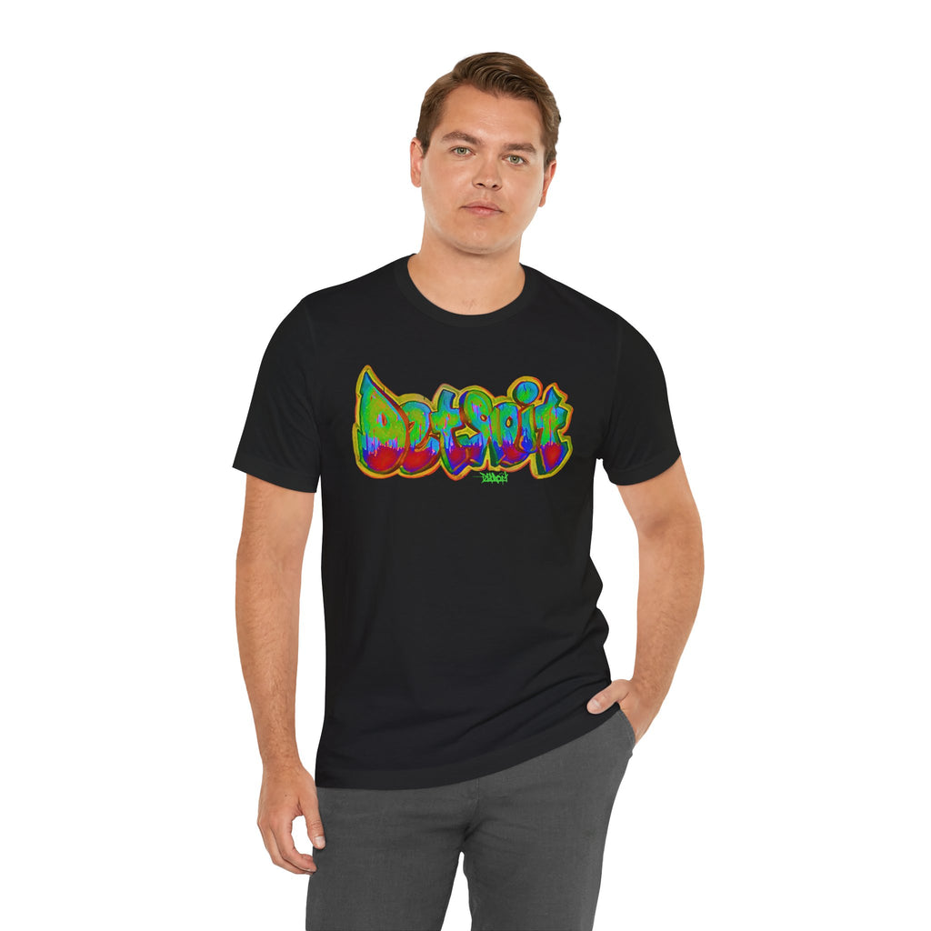Detroit Graffiti Tee — Colorful Urban Street Art T-Shirt