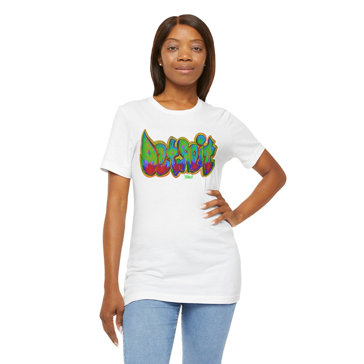 Detroit Graffiti Tee — Colorful Urban Street Art T-Shirt