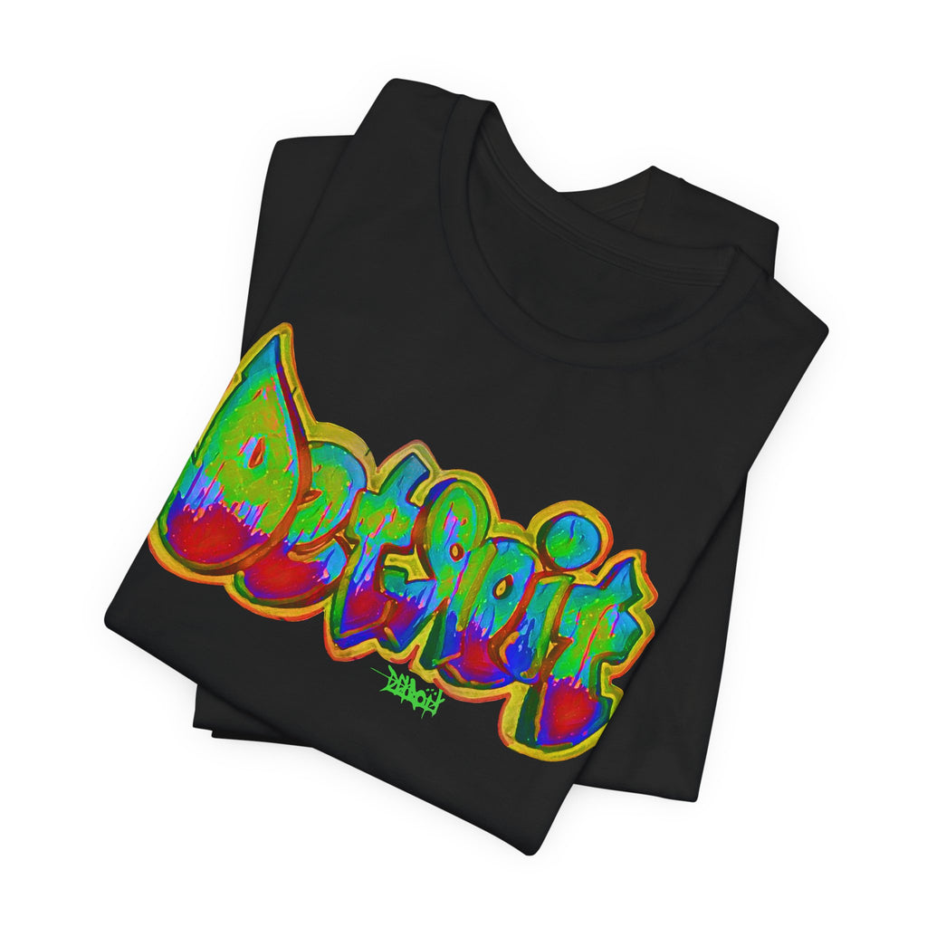 Detroit Graffiti Tee — Colorful Urban Street Art T-Shirt