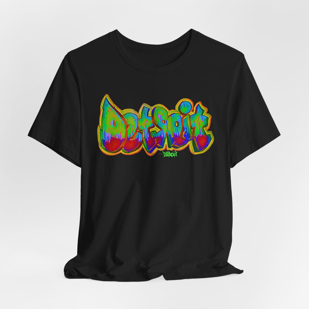 Detroit Graffiti Tee — Colorful Urban Street Art T-Shirt