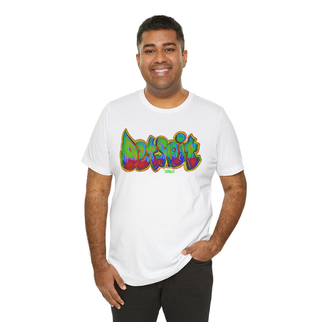 Detroit Graffiti Tee — Colorful Urban Street Art T-Shirt