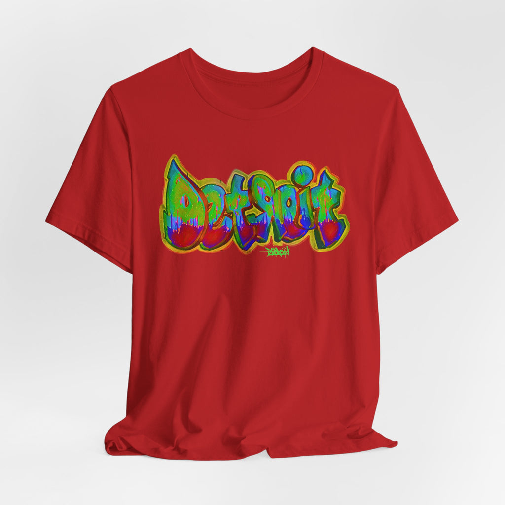 Detroit Graffiti Tee — Colorful Urban Street Art T-Shirt