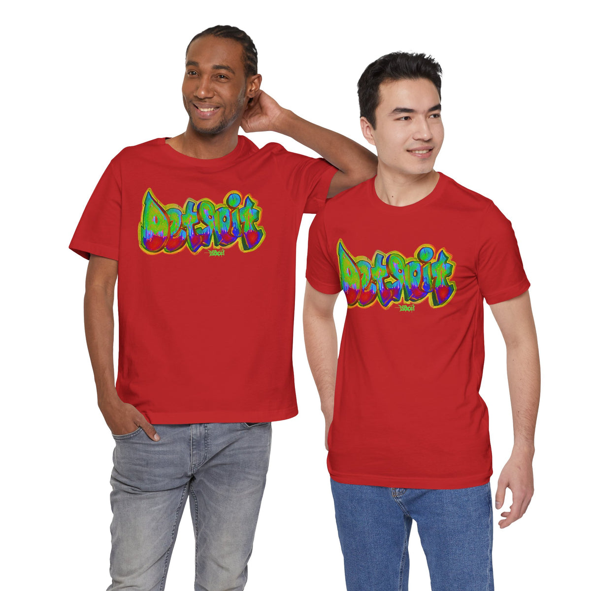 Detroit Graffiti Tee — Colorful Urban Street Art T-Shirt