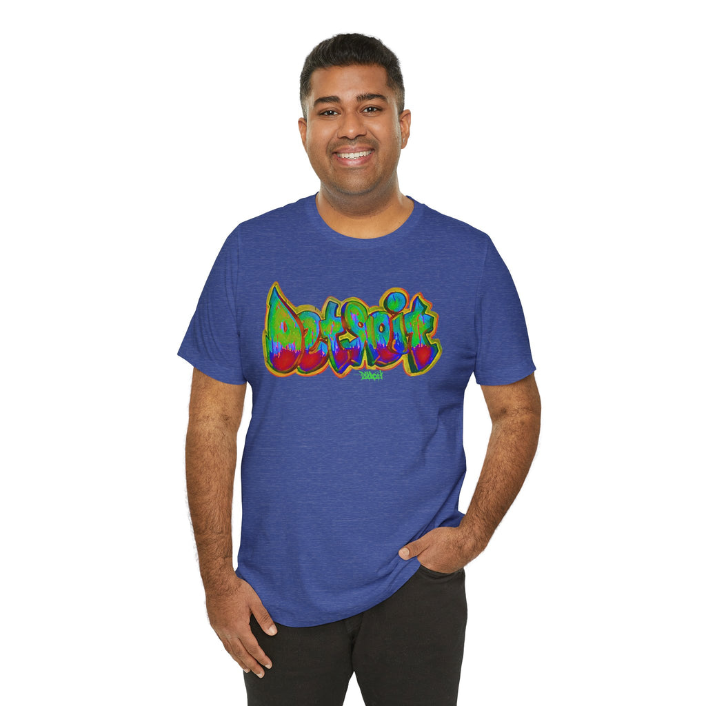 Detroit Graffiti Tee — Colorful Urban Street Art T-Shirt