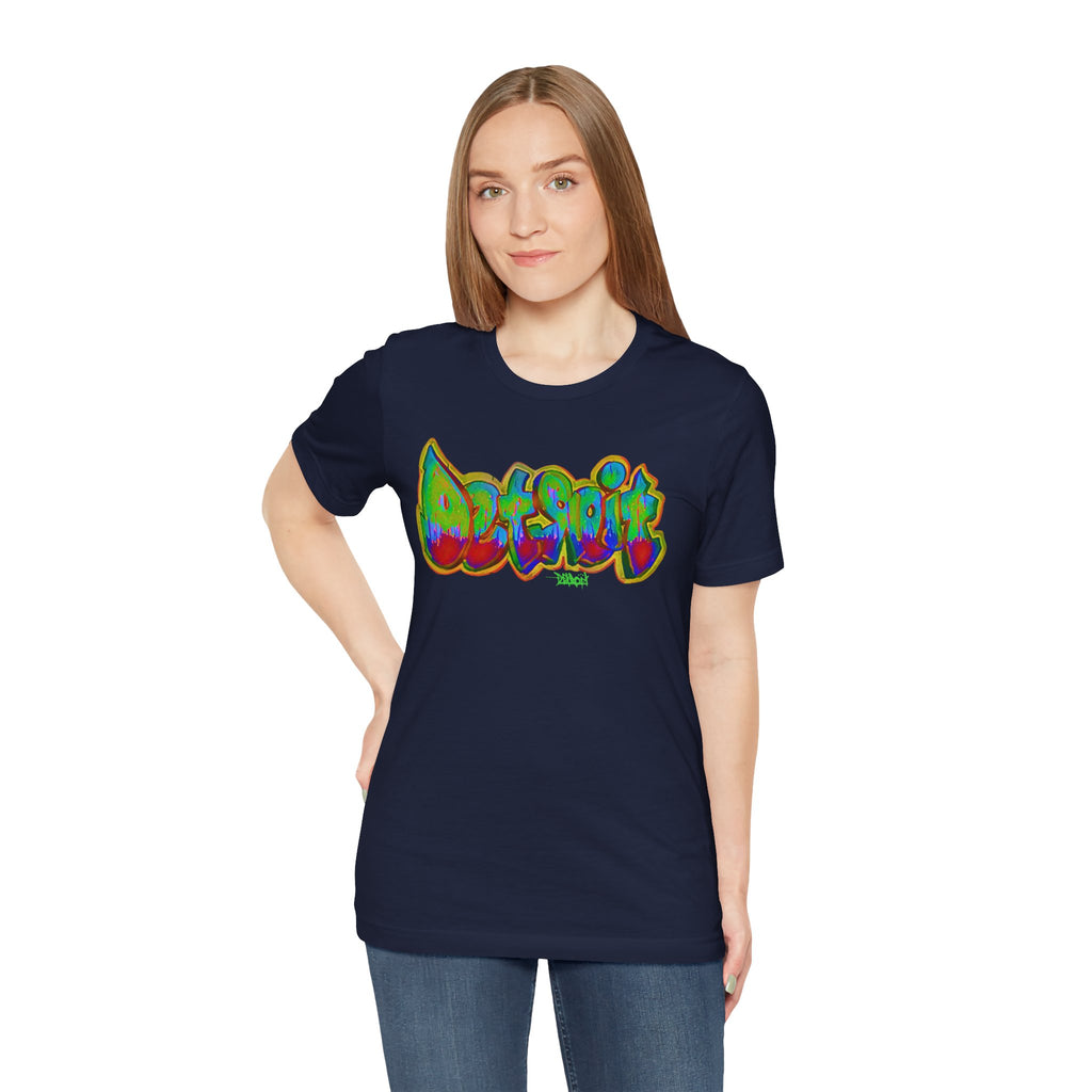 Detroit Graffiti Tee — Colorful Urban Street Art T-Shirt