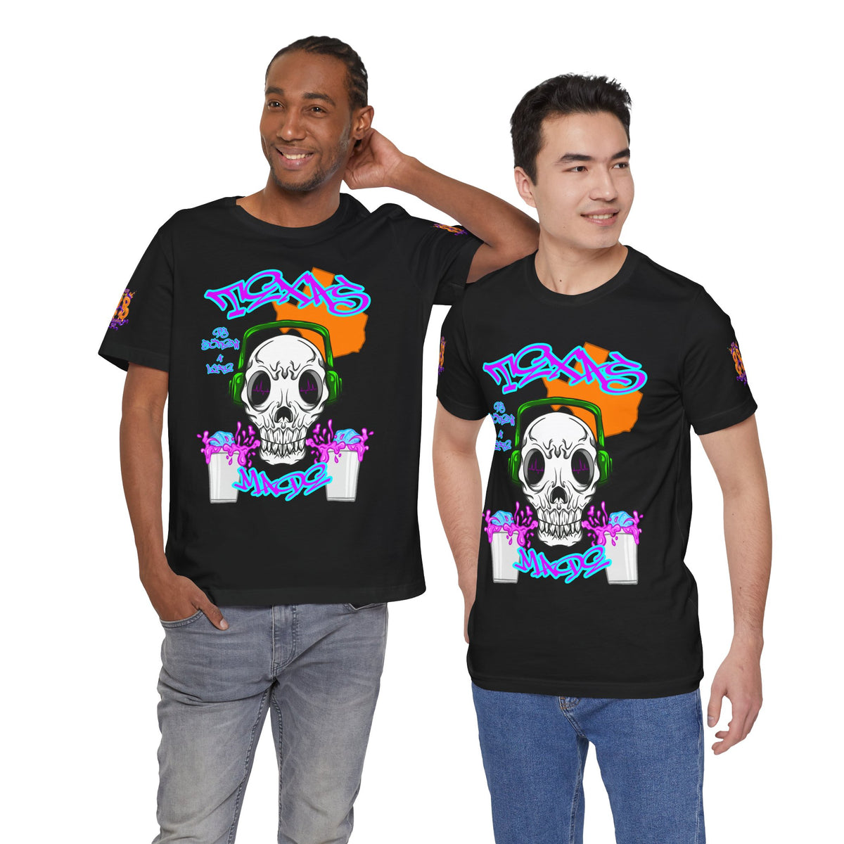 Skull Beats Graphic Tee — "Phonk Made" Streetwear T‑Shirt
