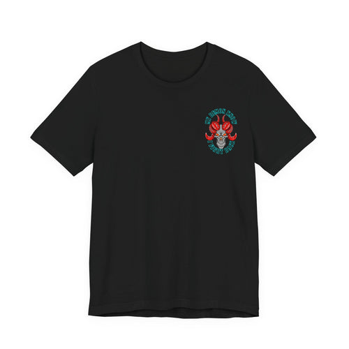 Demon Skull Tee - "My Demon Knows I Fight Back" Graphic T-Shirt