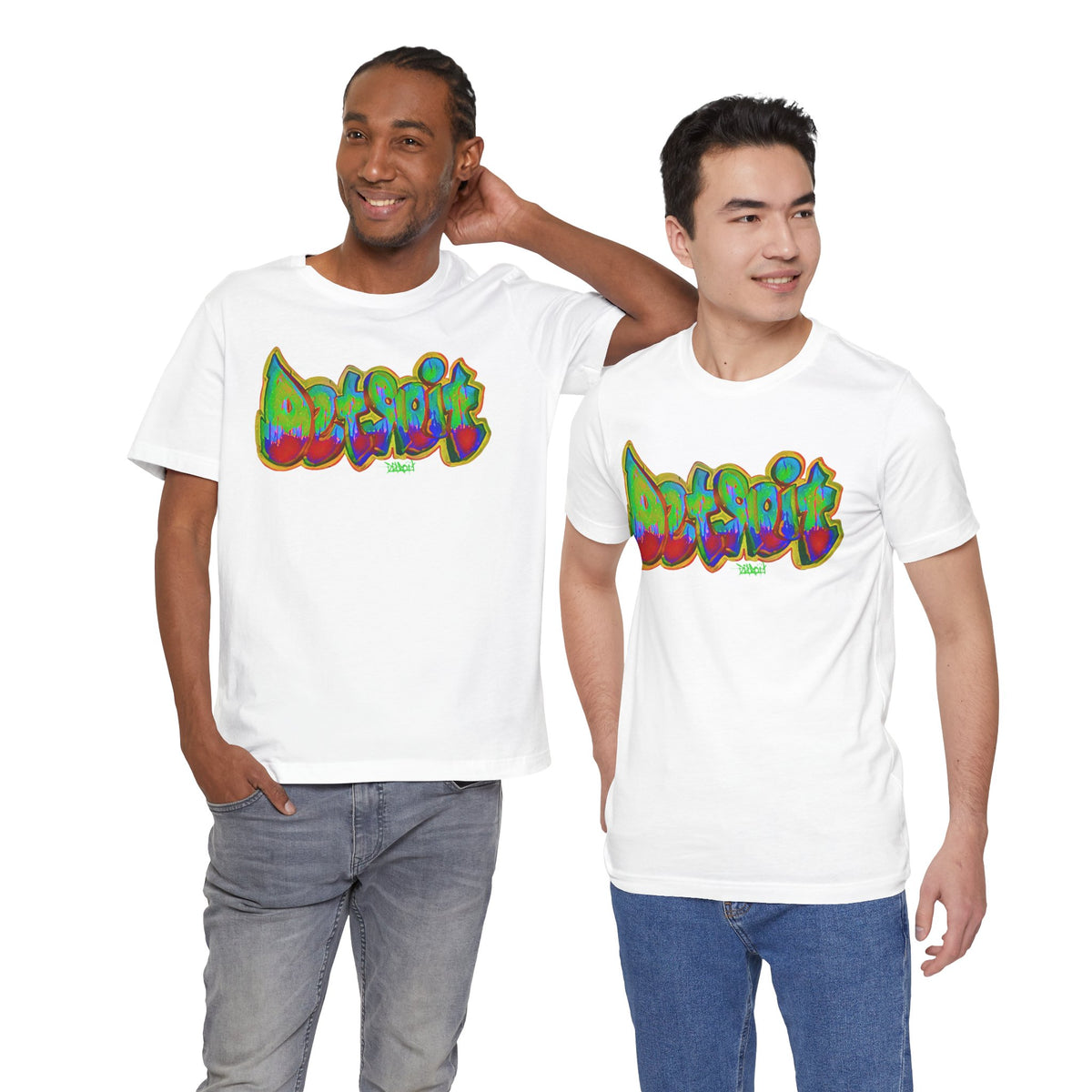 Detroit Graffiti Tee — Colorful Urban Street Art T-Shirt