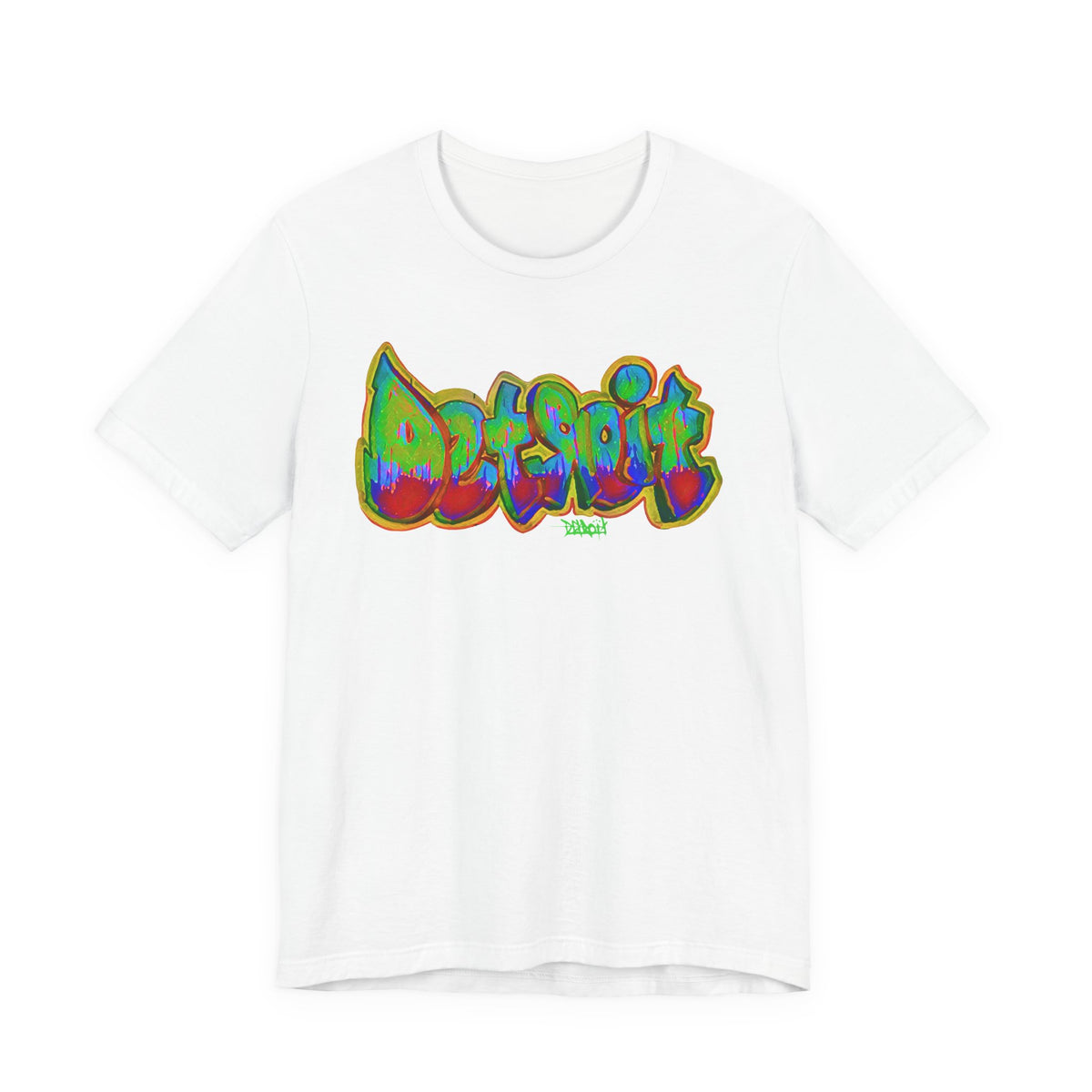 Detroit Graffiti Tee — Colorful Urban Street Art T-Shirt