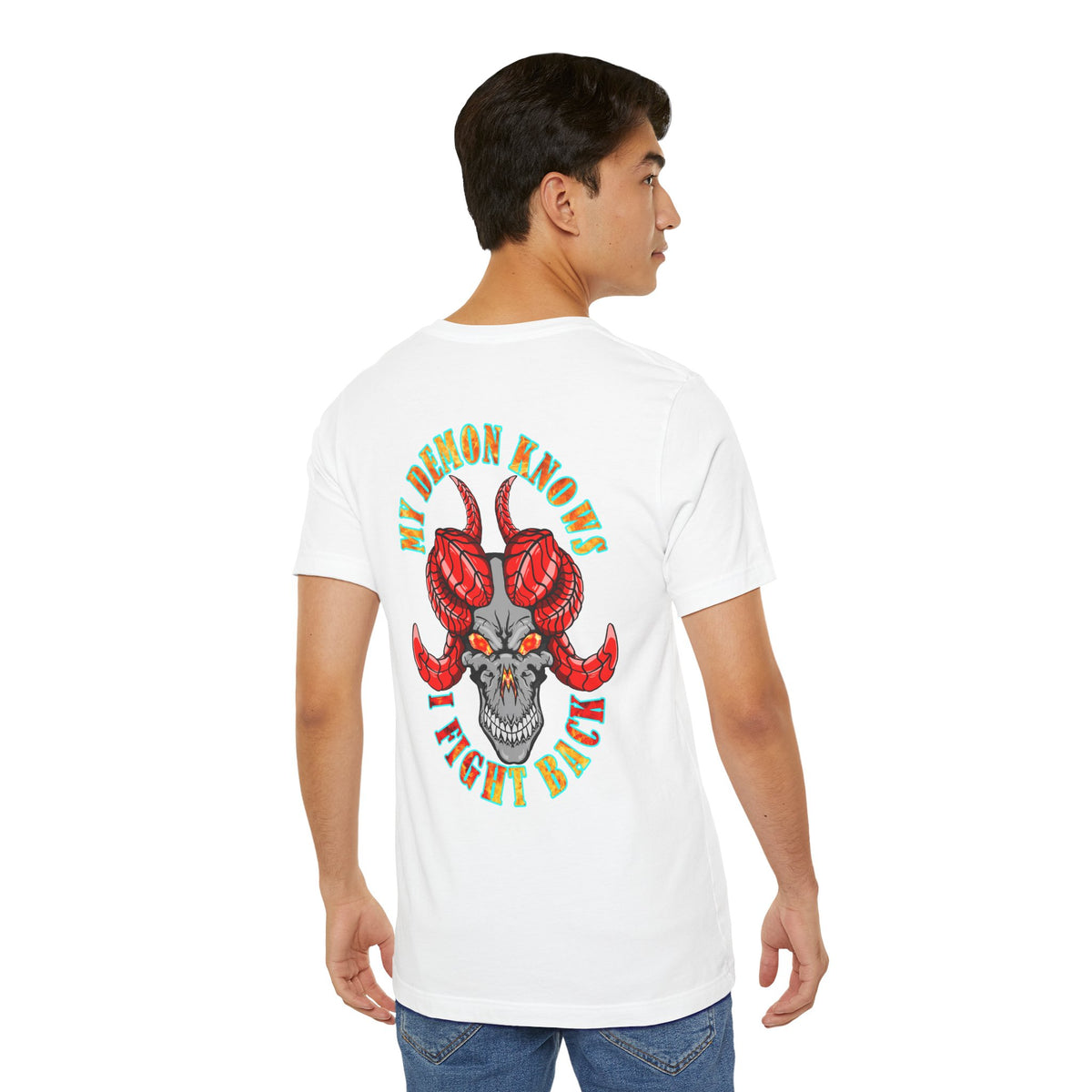 My Demon Knows I Fight Back Graphic Tee