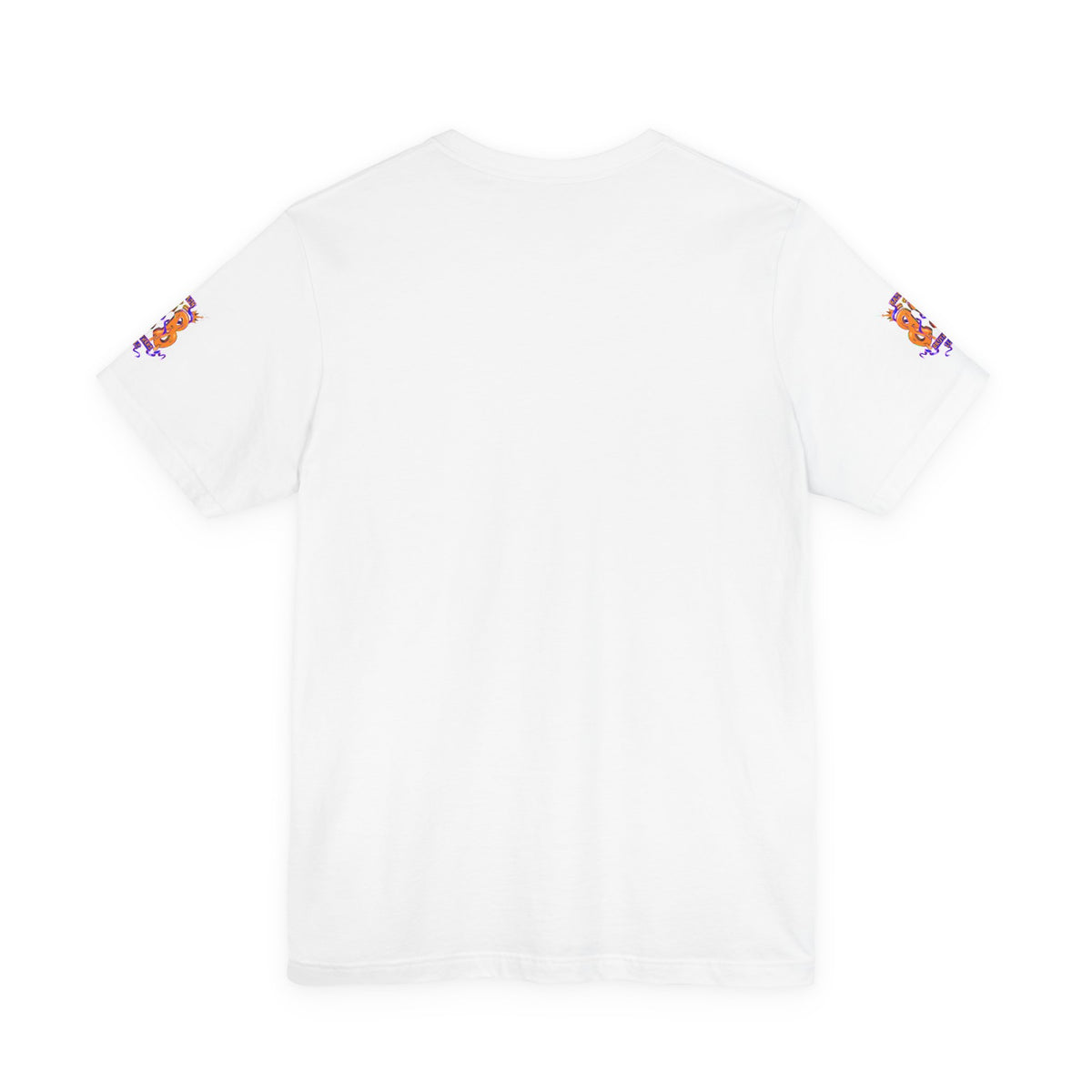Chess Knight Graphic Tee — Purple Knight on Checkerboard