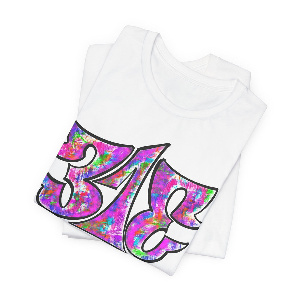 Big Colorful Psychedelic Graphic T-Shirt