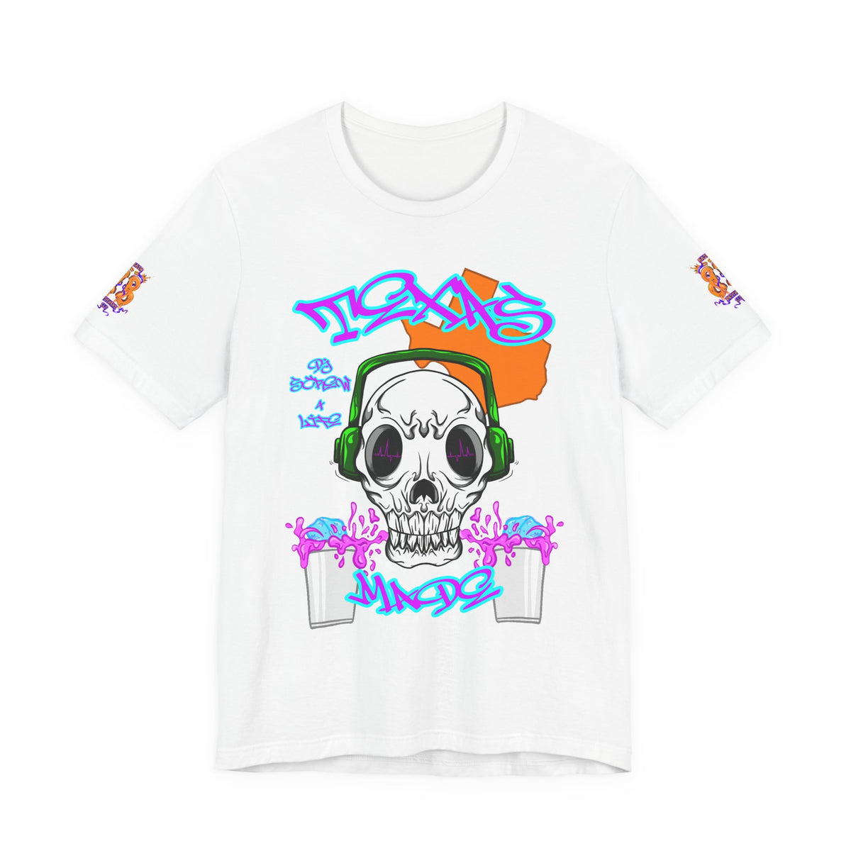Skull Beats Graphic Tee — "Phonk Made" Streetwear T‑Shirt