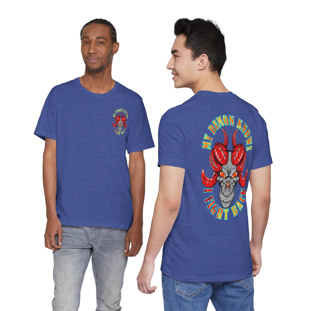 My Demon Knows I Fight Back Graphic Tee