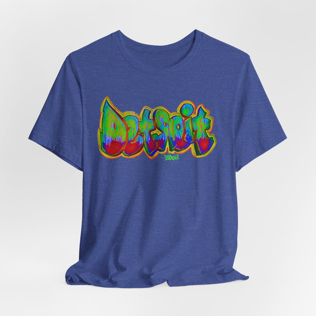 Detroit Graffiti Tee — Colorful Urban Street Art T-Shirt
